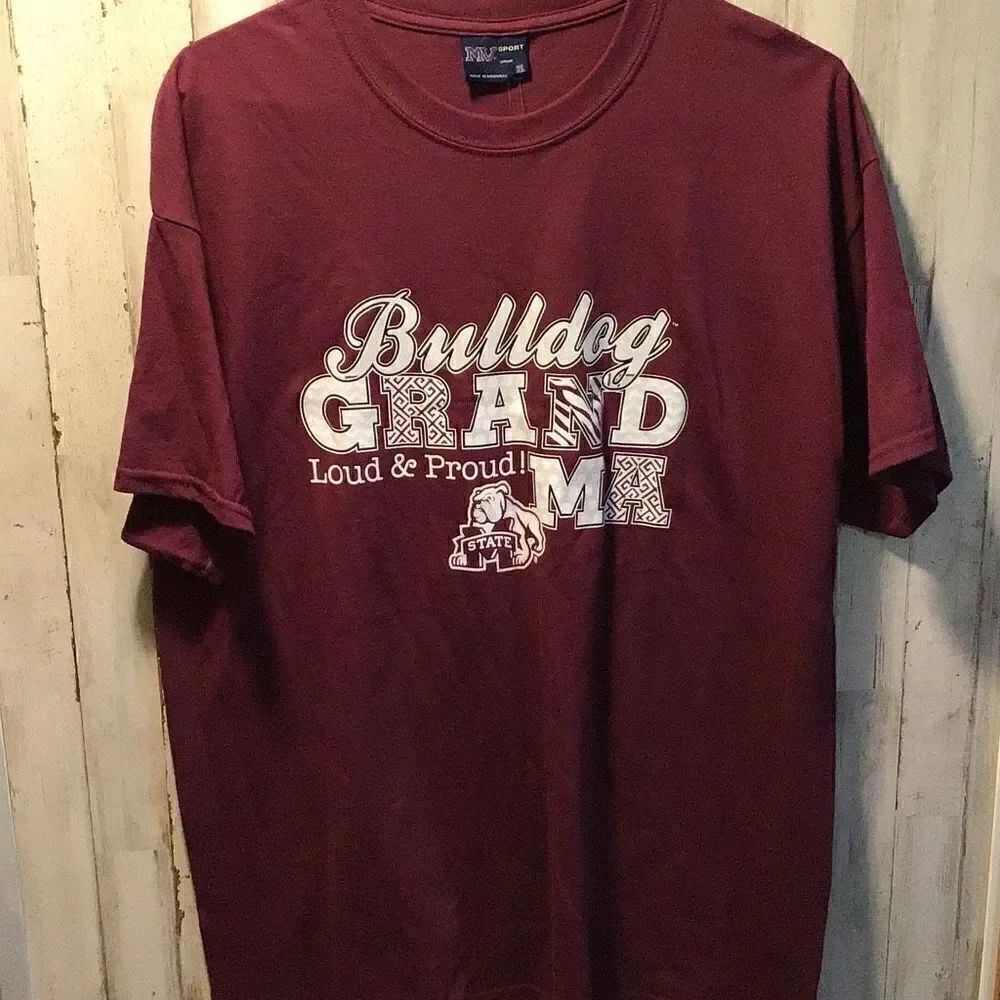 Blouse MS Sate Bulldog grandma Size extra large New with tags ￼